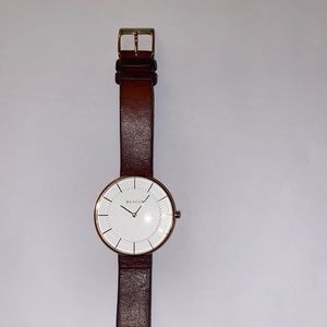 Skagen leather watch
